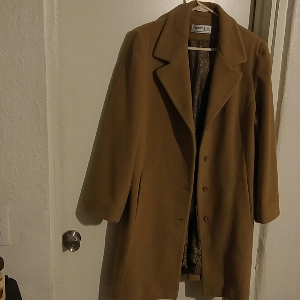 Vintage 100% Wool Womans Forecaster Coat SZ 14